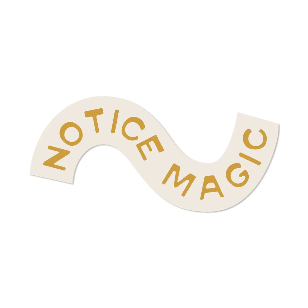 Notice Magic Squiggle Vinyl Sticker