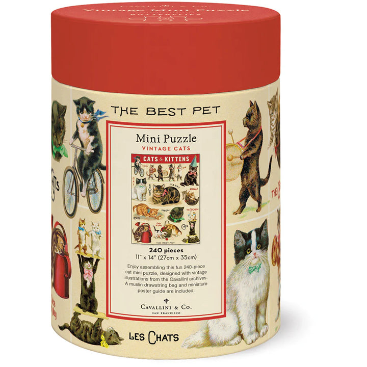 Vintage Cats Mini Puzzle