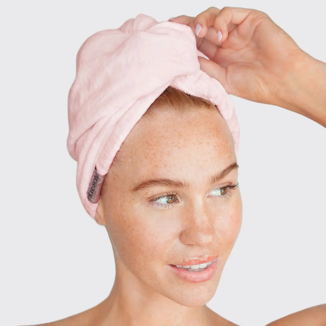 Quick Dry Hair Towel - Blush