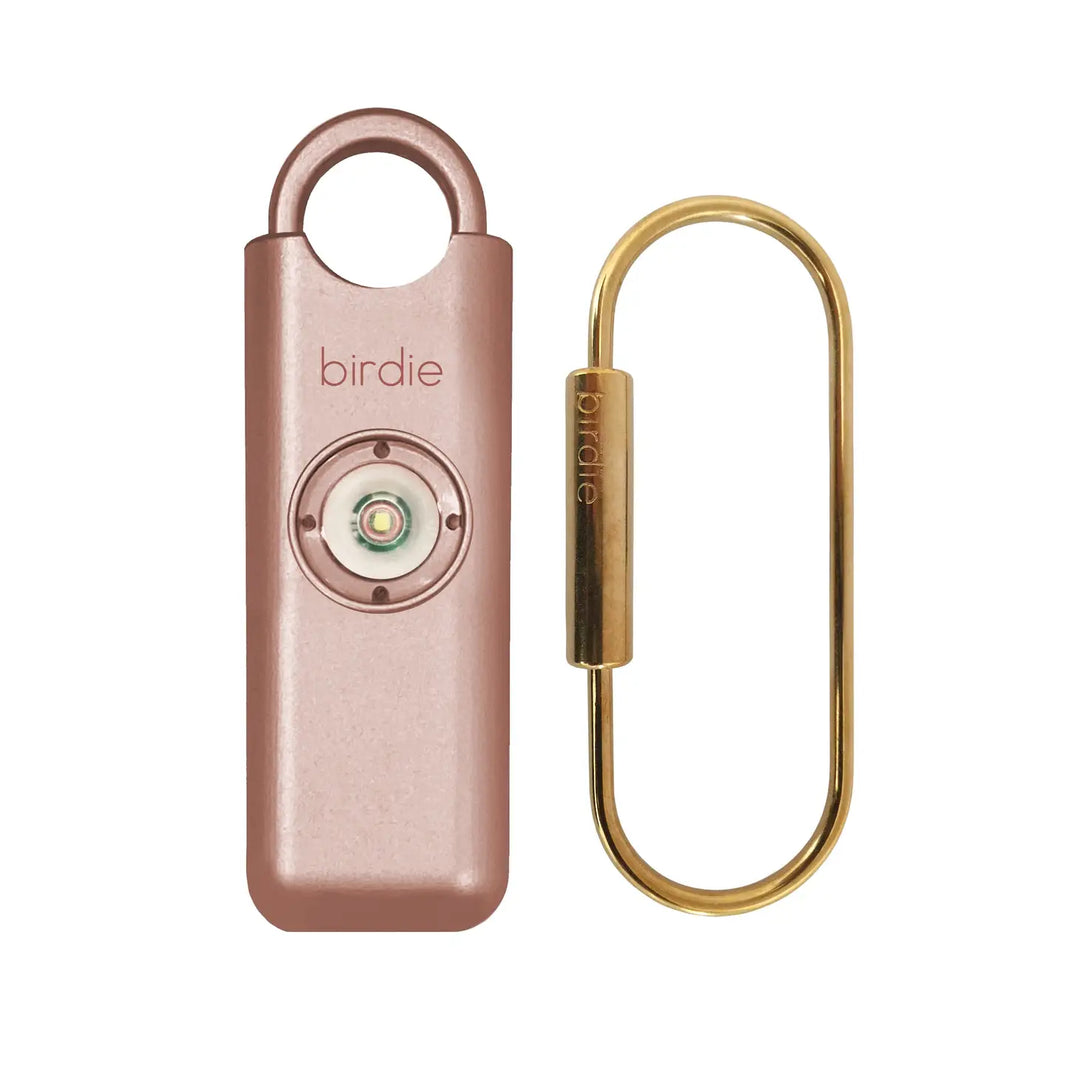 She's Birdie Personal Safety Alarm - Metallic Rose Gold