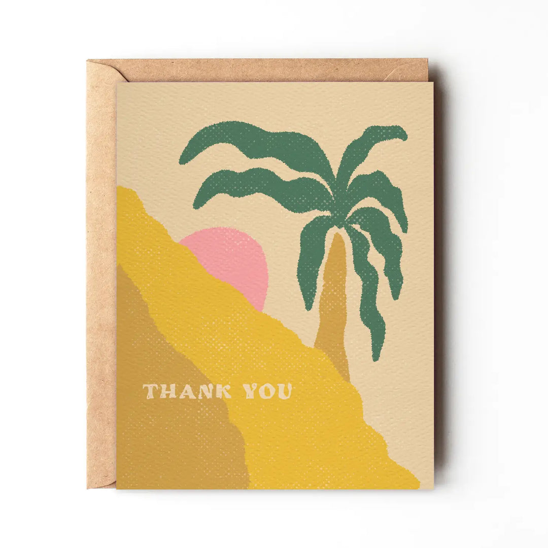 Thank You Card - Palm Springs Desert Style Card