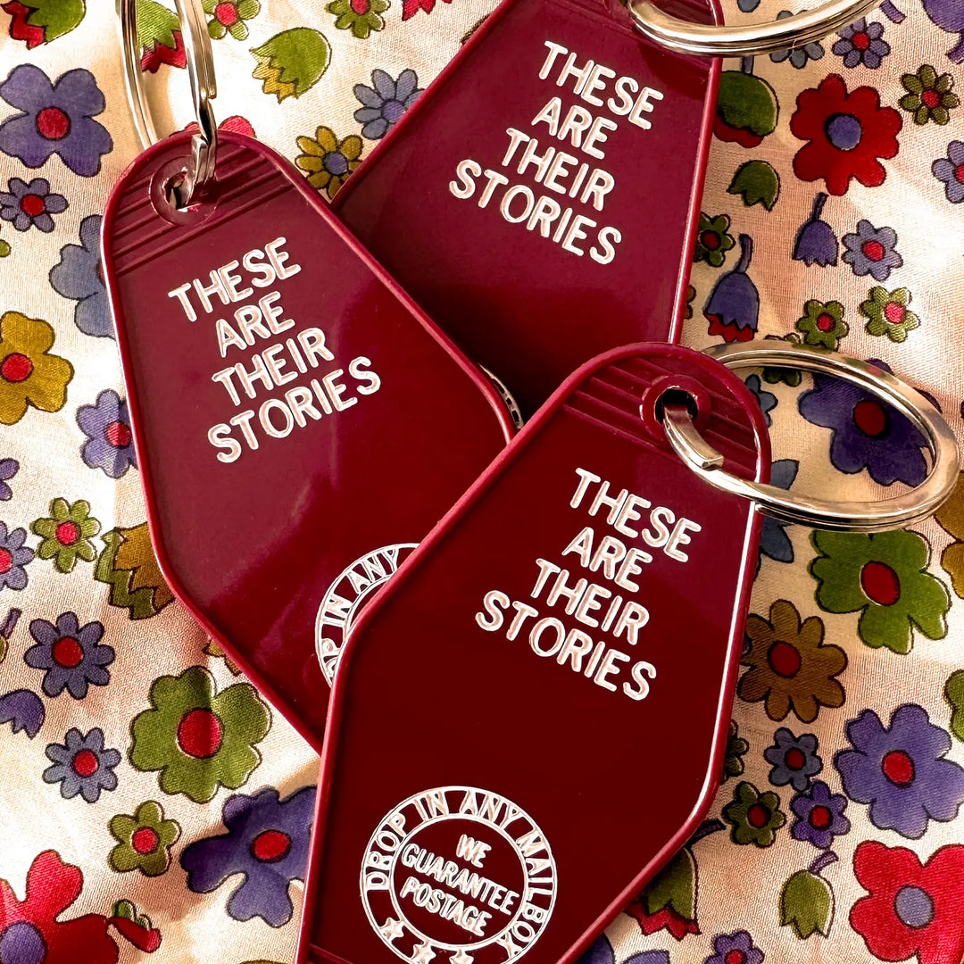 These Are Their Stories Keychain