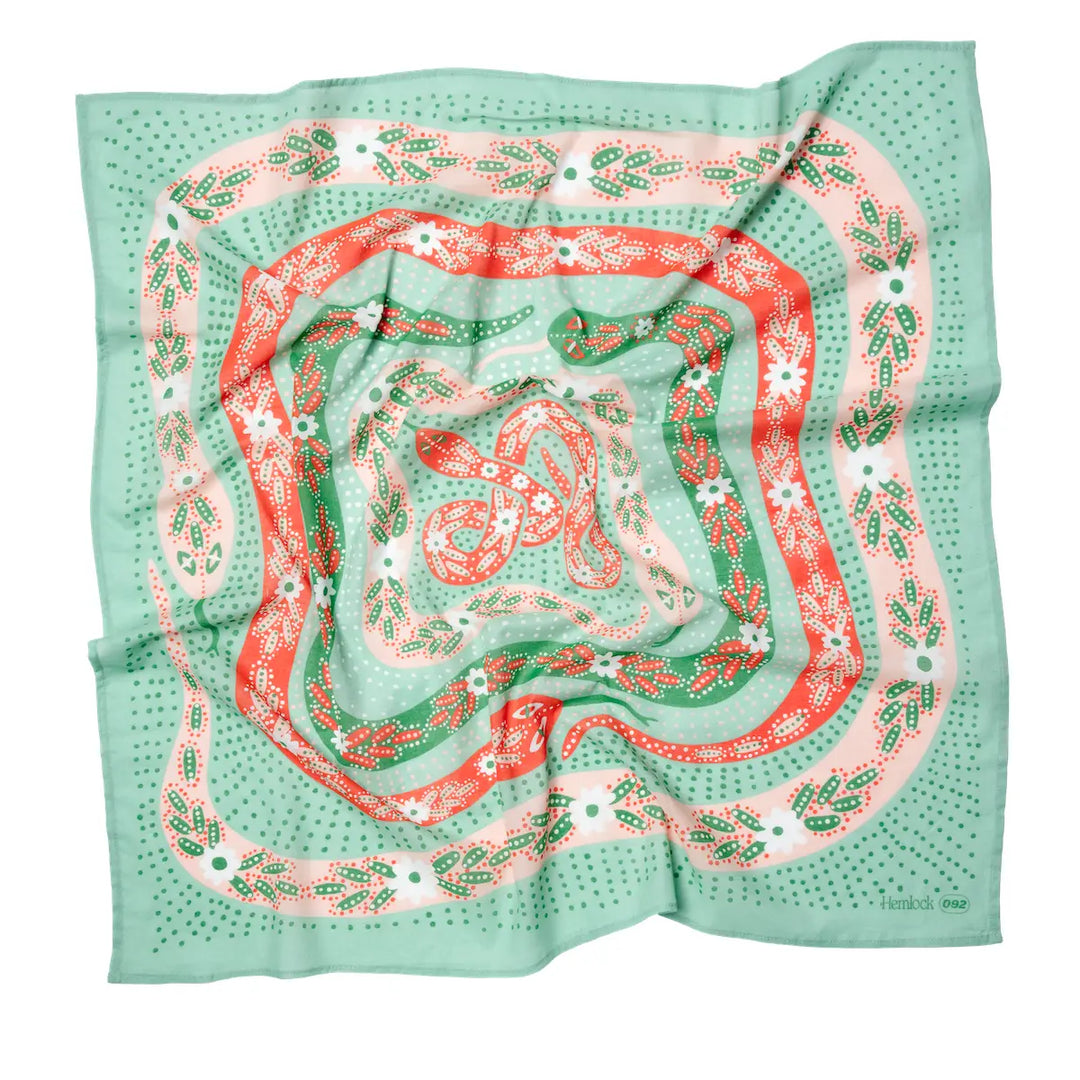 34" Wild Rag Snakes Bandana