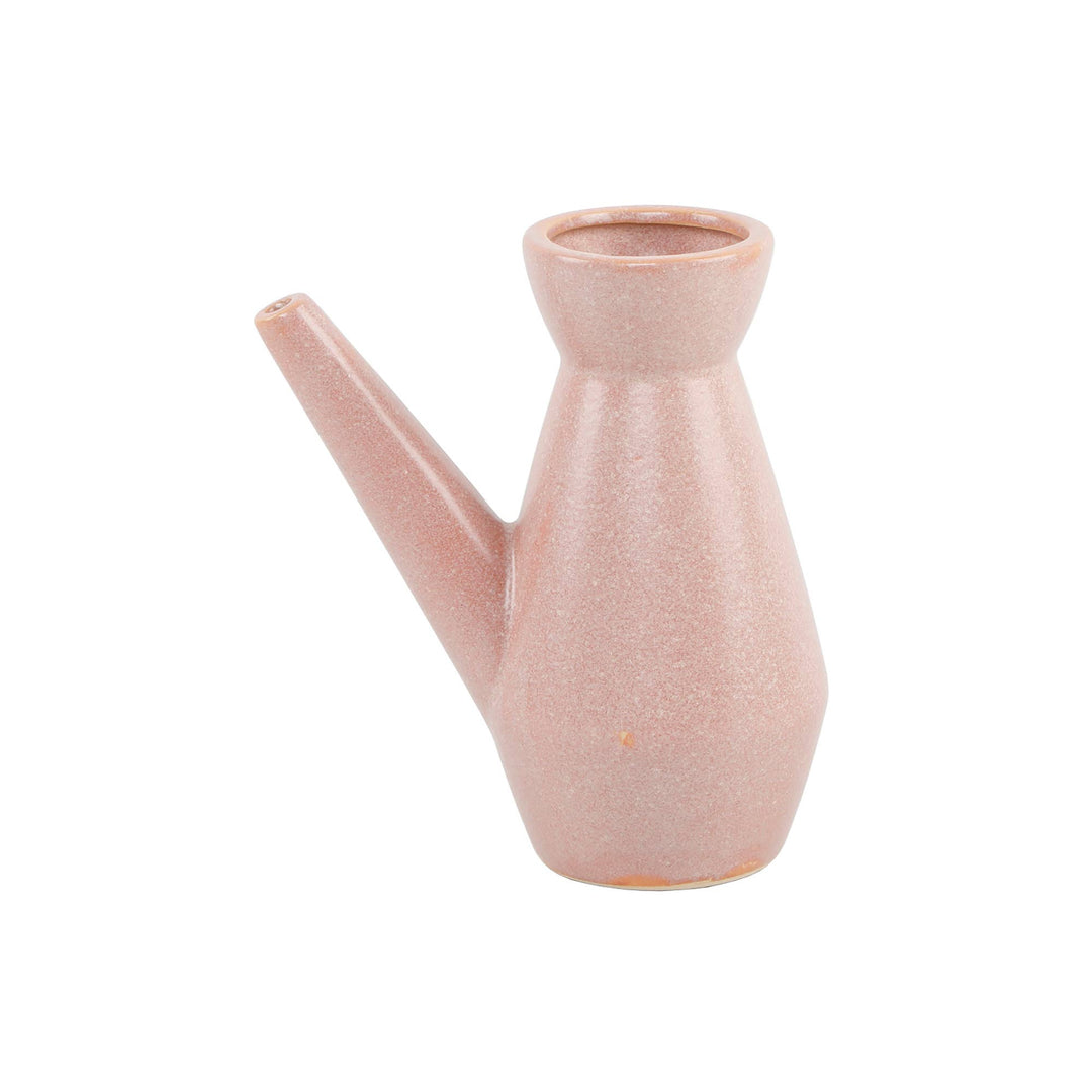 7" Ceramic Watering Can (speckled finish)