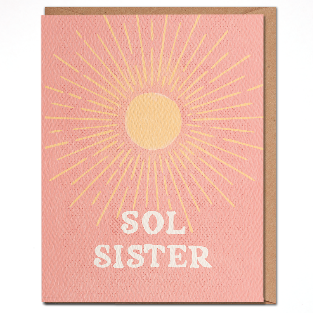 Sol Sister - Sun Friendship Card