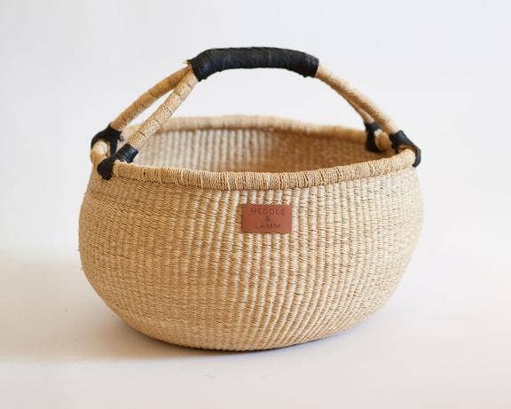 Kandiga Bolga Basket - Black Handle