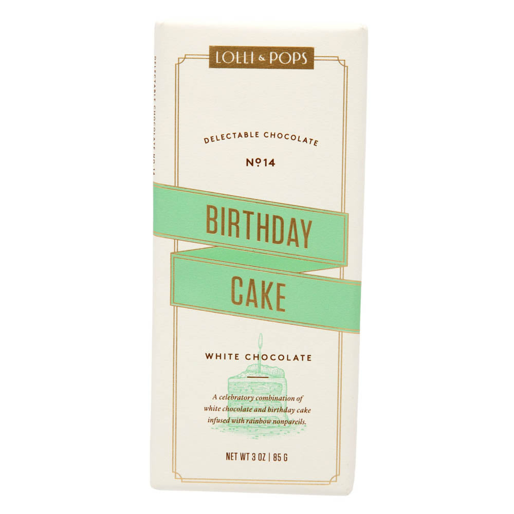 Birthday Cake Chocolate Bar