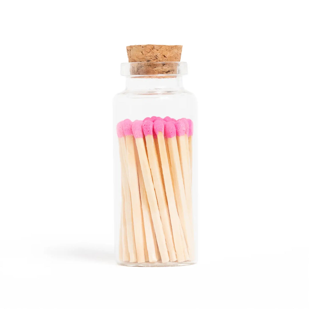 Assorted Matches in Medium Corked Vial