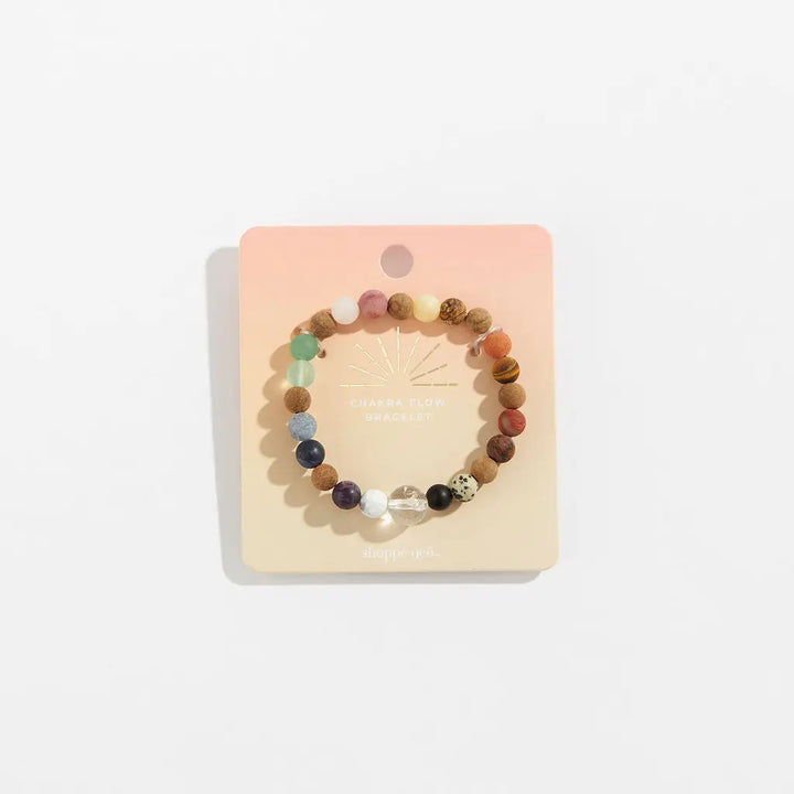 Chakra Flow Crystal Bead Bracelet