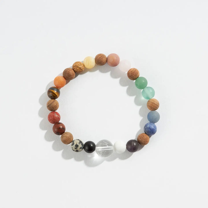 Chakra Flow Crystal Bead Bracelet