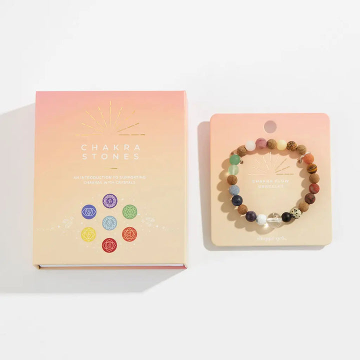 Chakra Flow Crystal Bead Bracelet
