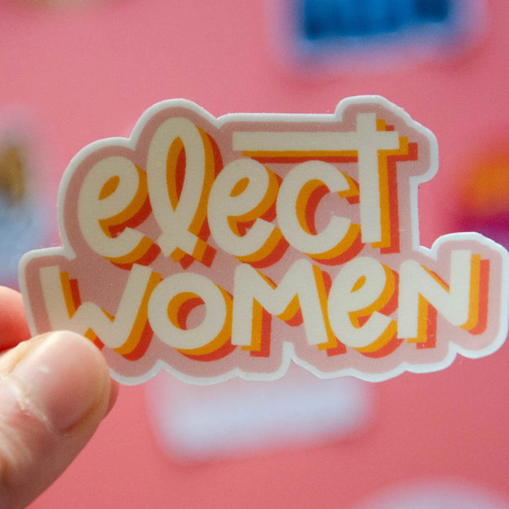 Elect Women Feminist Sticker