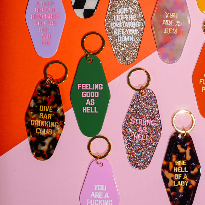 Feeling Good as Hell Keytag