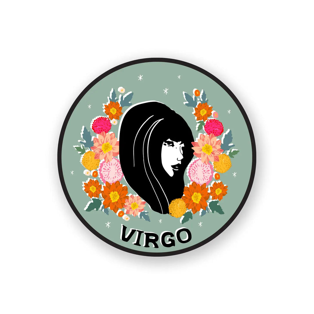 Floral Zodiac Sticker