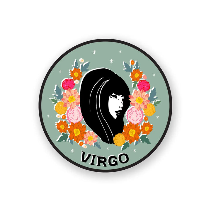 Floral Zodiac Sticker