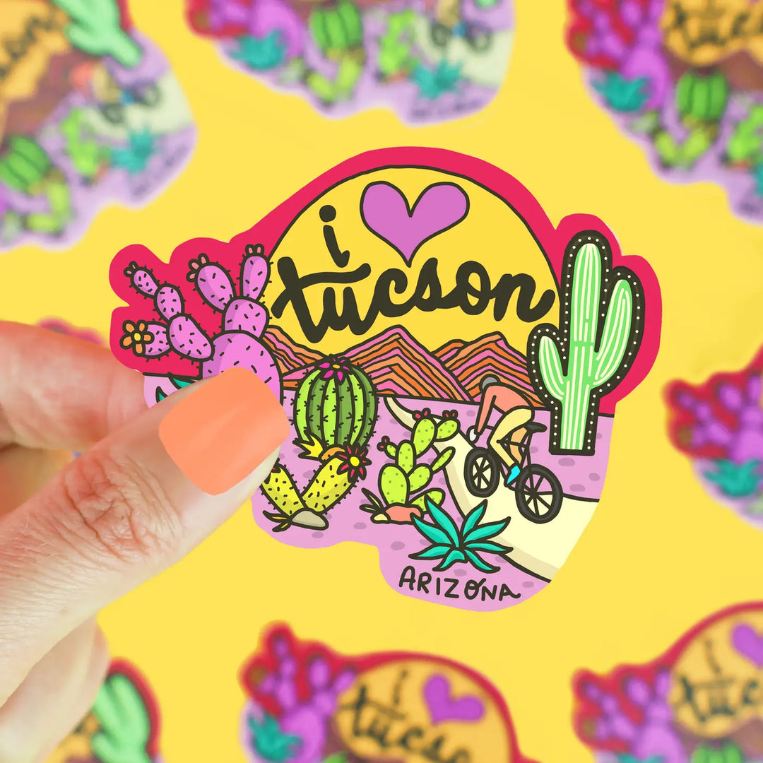 I Love Tucson Arizona Vinyl Sticker