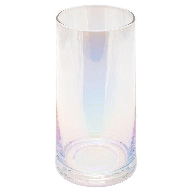 Mid Century Cooler Glass Iridescent