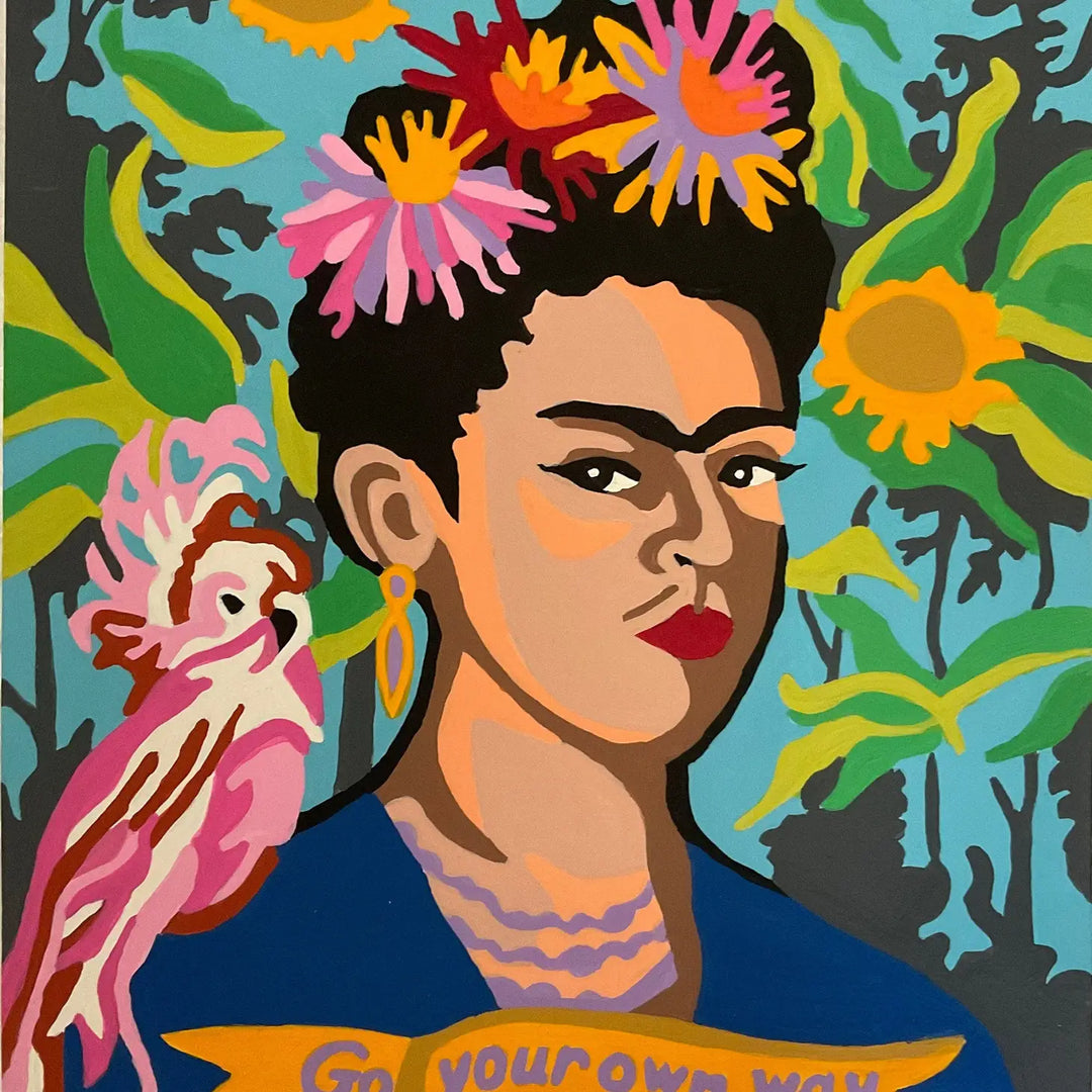 Ode to Frida Kahlo Paint by Number Kit 8”x10”