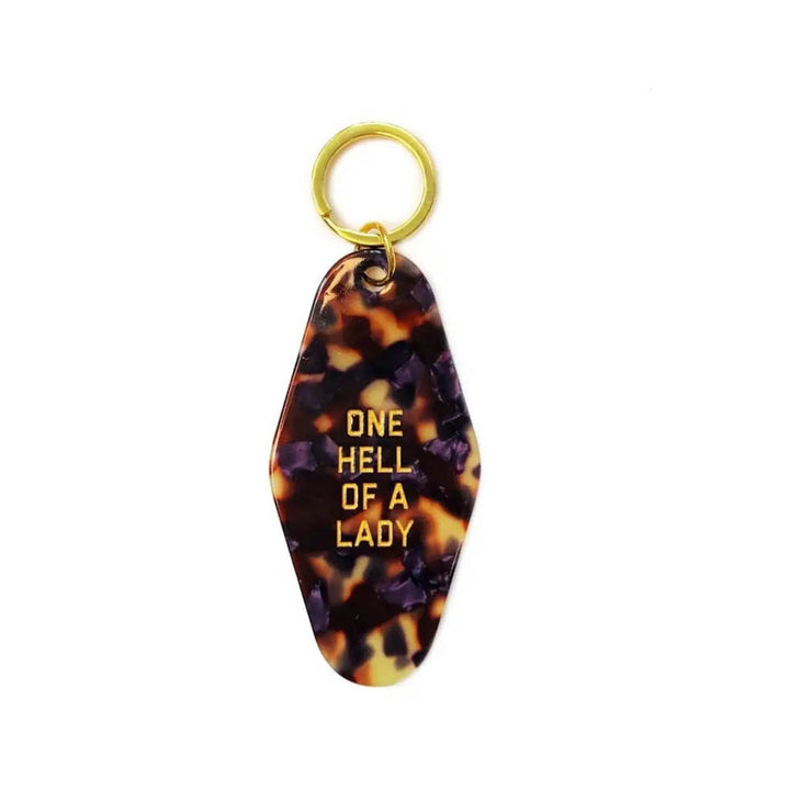 One Hell of a Lady Motel Keytag
