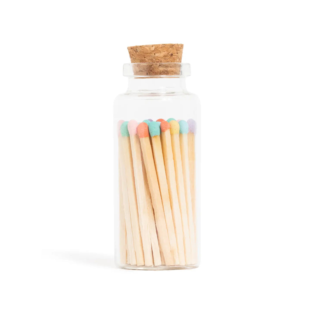 Assorted Matches in Medium Corked Vial