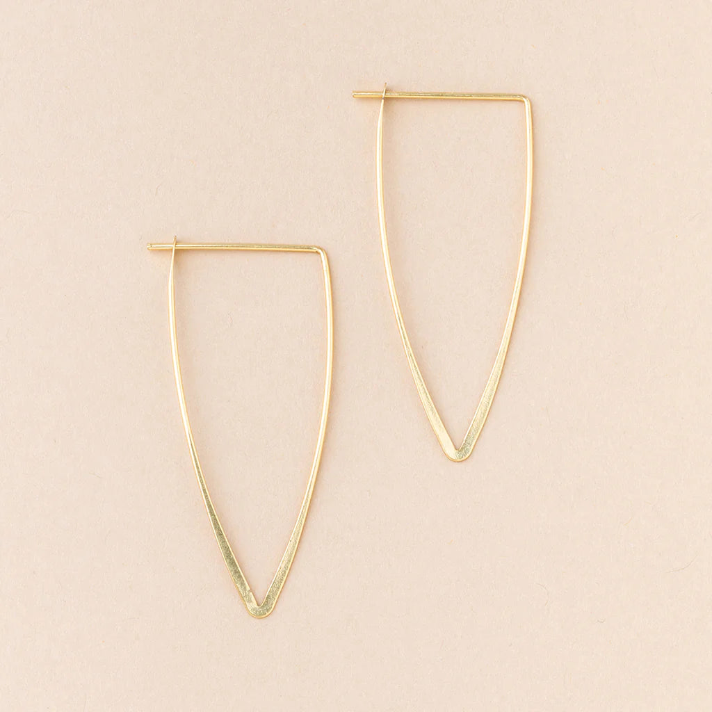 Galaxy Triangle Earrings - Refined Earring Collection