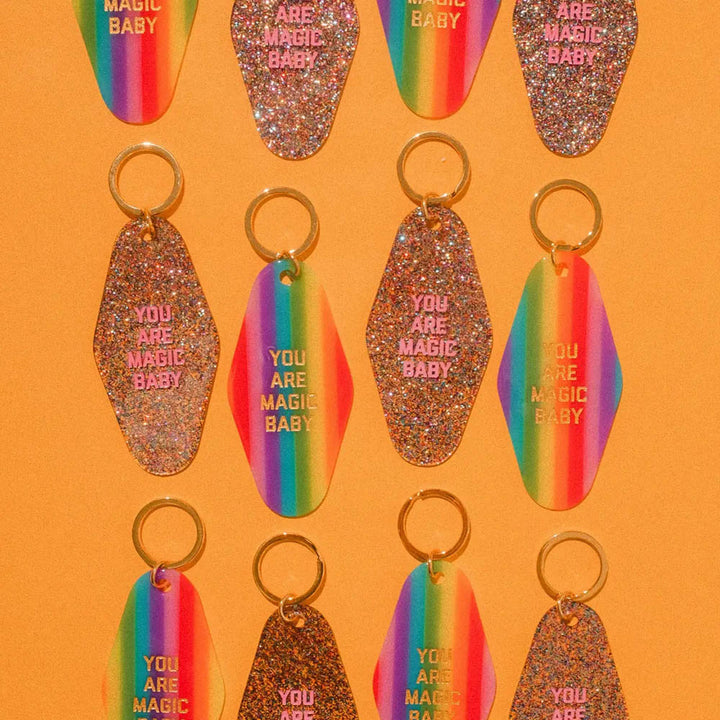 You Are Magic Baby Glitter Motel Keytag