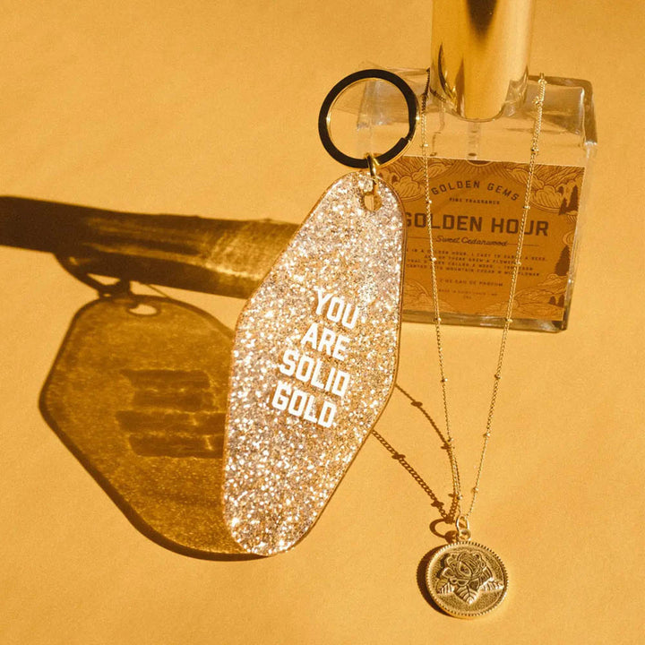 You Are Solid Gold Motel Keytag