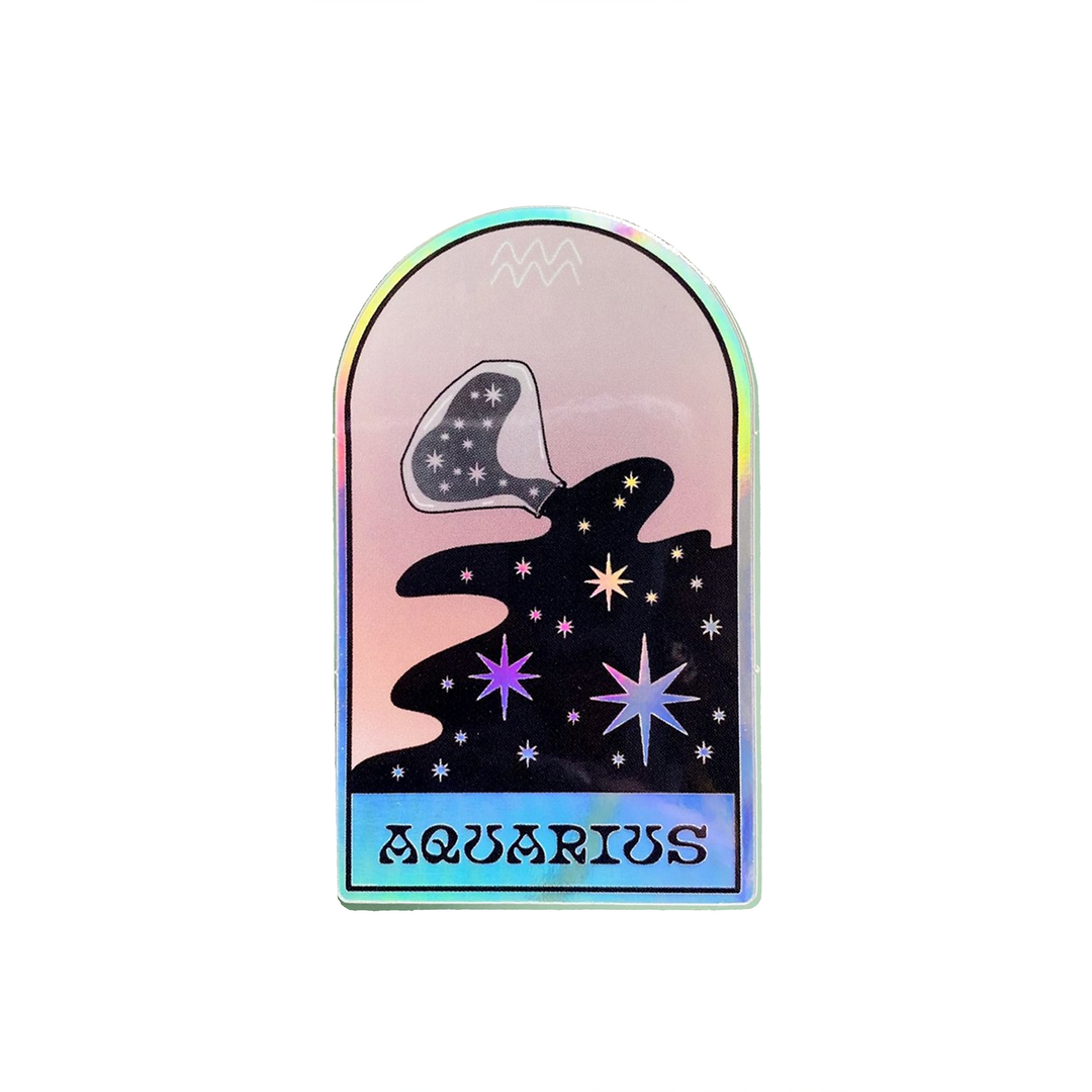 Holographic Zodiac Sticker
