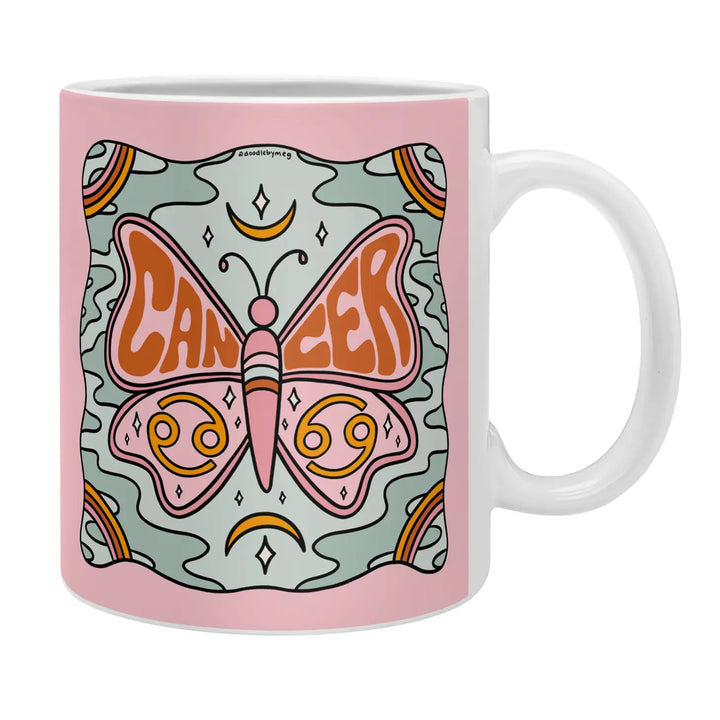 Zodiac Butterfly Coffee Mug