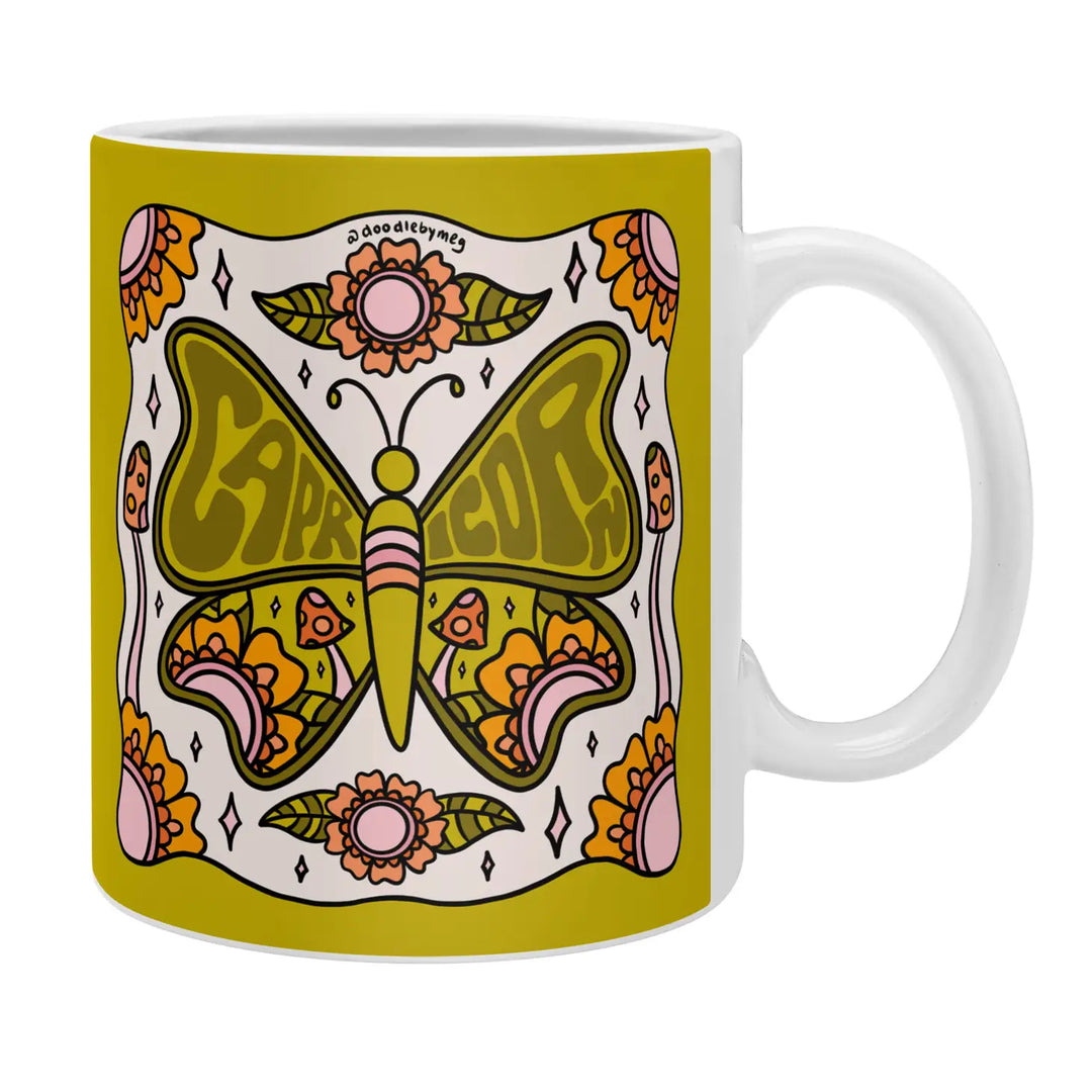 Zodiac Butterfly Coffee Mug
