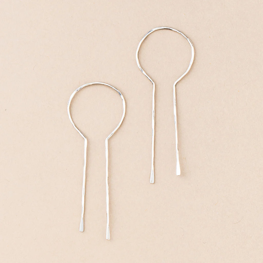Equinox Keyhole Hoops - Refined Earring Collection
