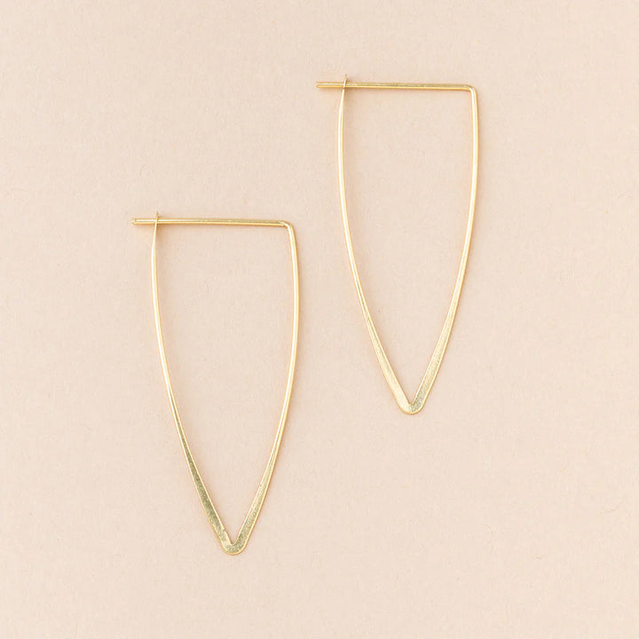 Galaxy Triangle Earrings - Refined Earring Collection