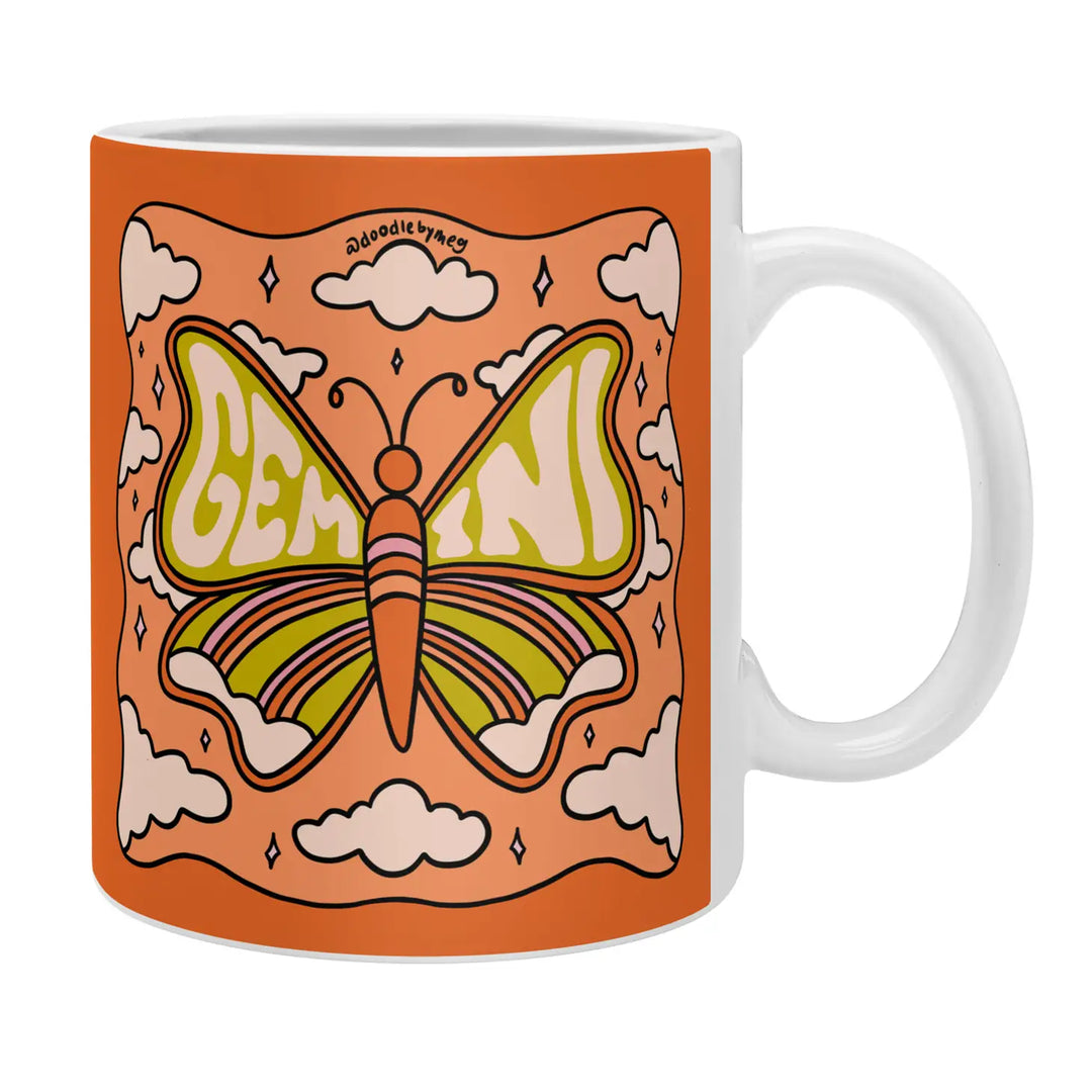 Zodiac Butterfly Coffee Mug