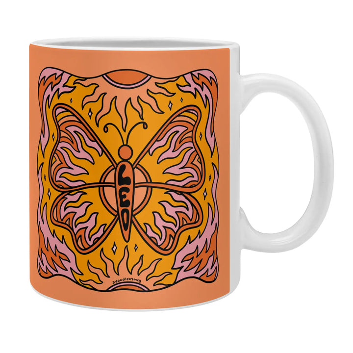 Zodiac Butterfly Coffee Mug