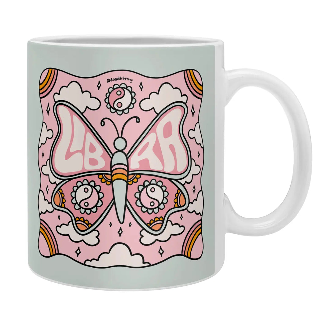 Zodiac Butterfly Coffee Mug