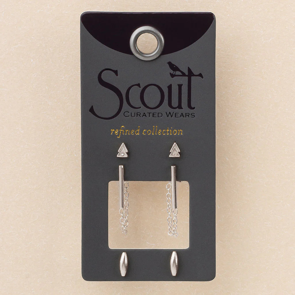 Mars Stud Trio - Refined Earring Collection