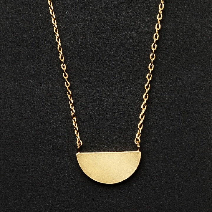 Half Moon Necklace - Refined Necklace Collection