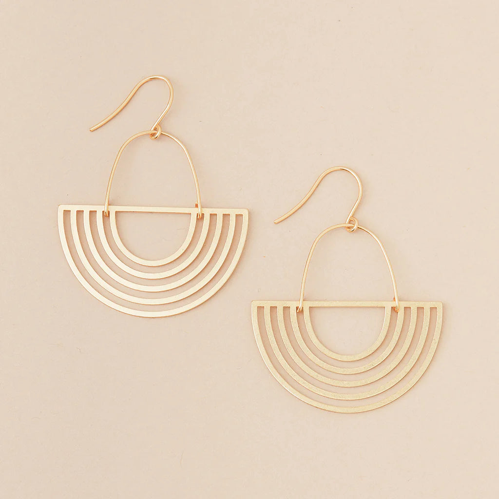 Solar Rays Earrings - Refined Earring Collection