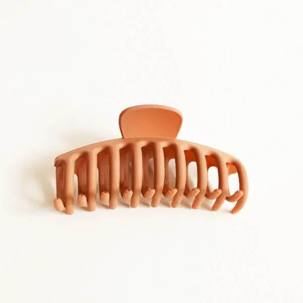 Matte Hair Clip - Toffee