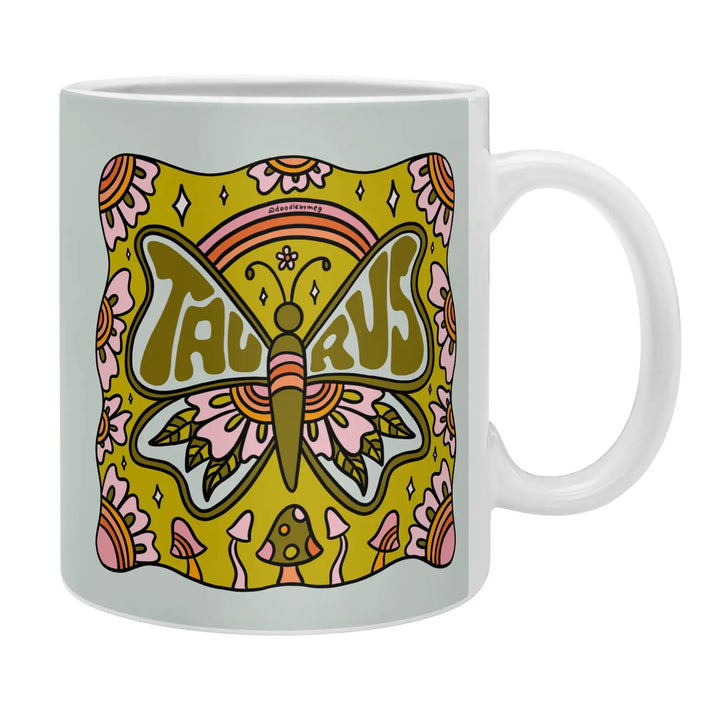 Zodiac Butterfly Coffee Mug