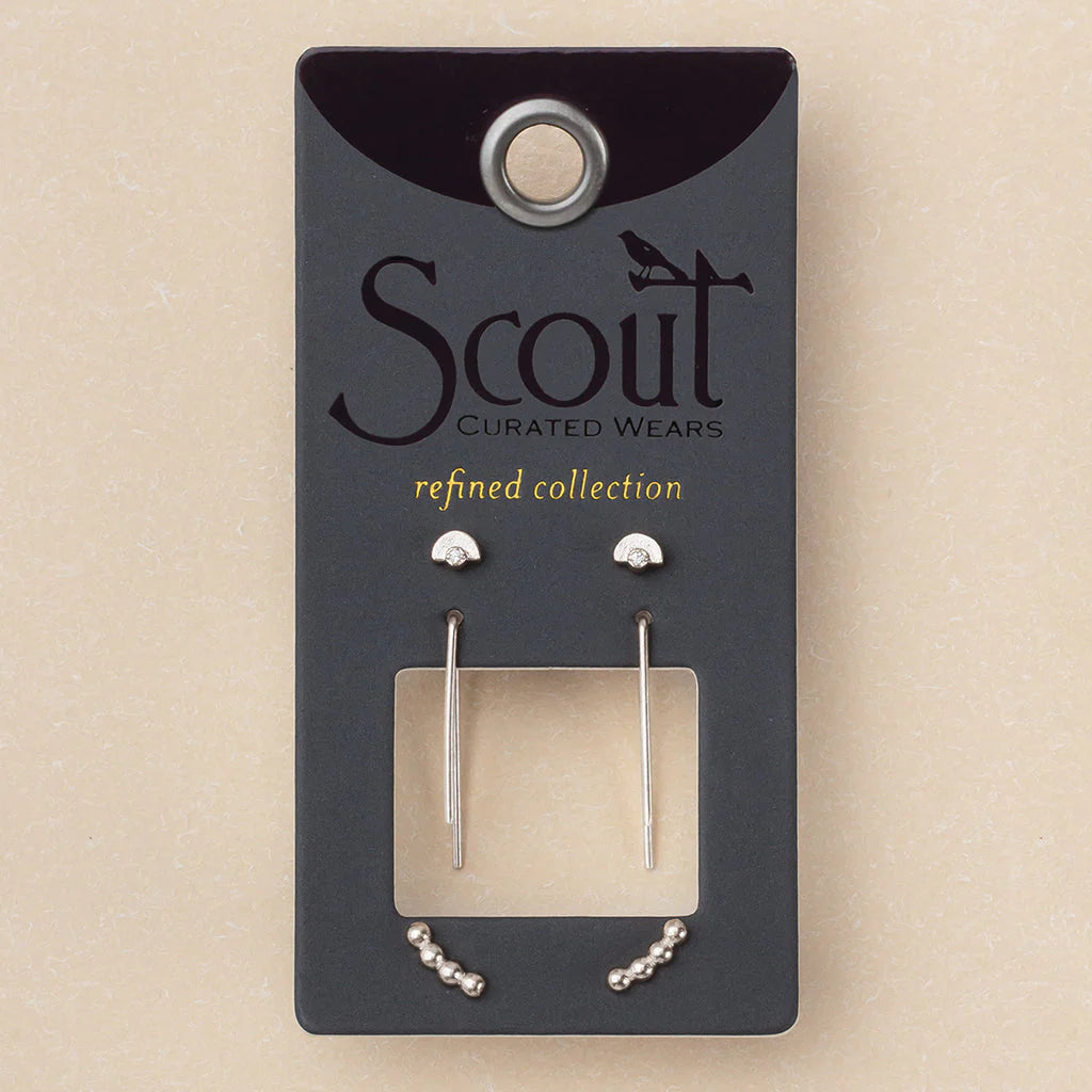 Venus Stud Trio - Refined Earring Collection