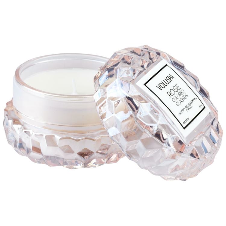 Rose Colored Glasses Macaron Candle
