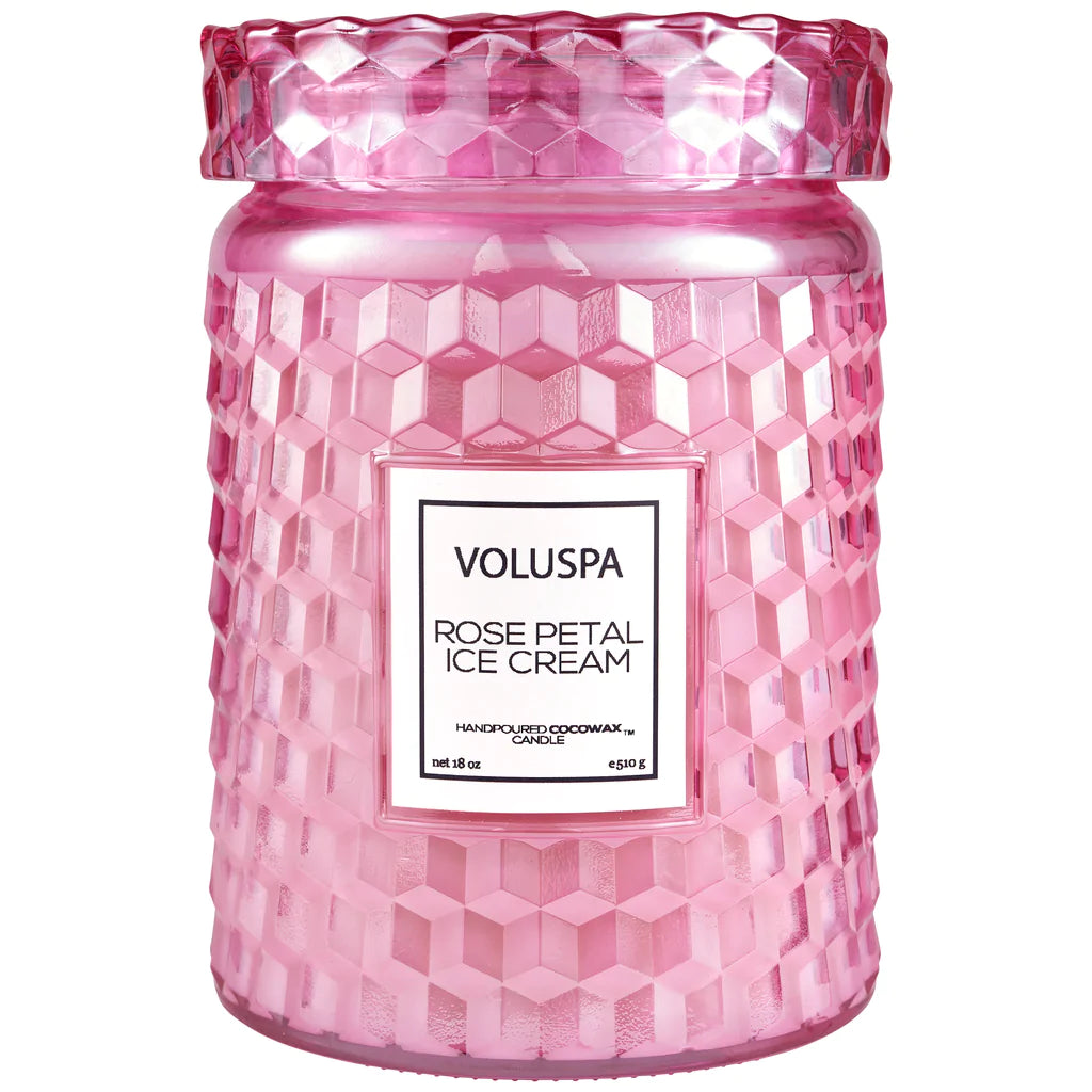 Rose Petal Candle 18oz Large Jar