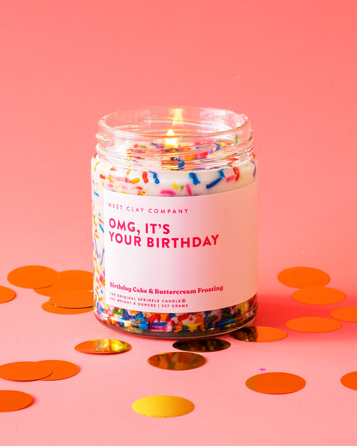 OMG, It’s Your Birthday! Sprinkle Candle