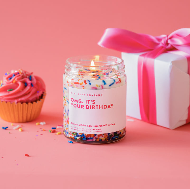 OMG, It’s Your Birthday! Sprinkle Candle